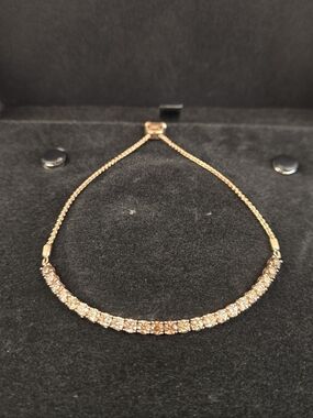 Le Vian 4 ct Ombre Diamond 14k Gold Bolo Bracelet